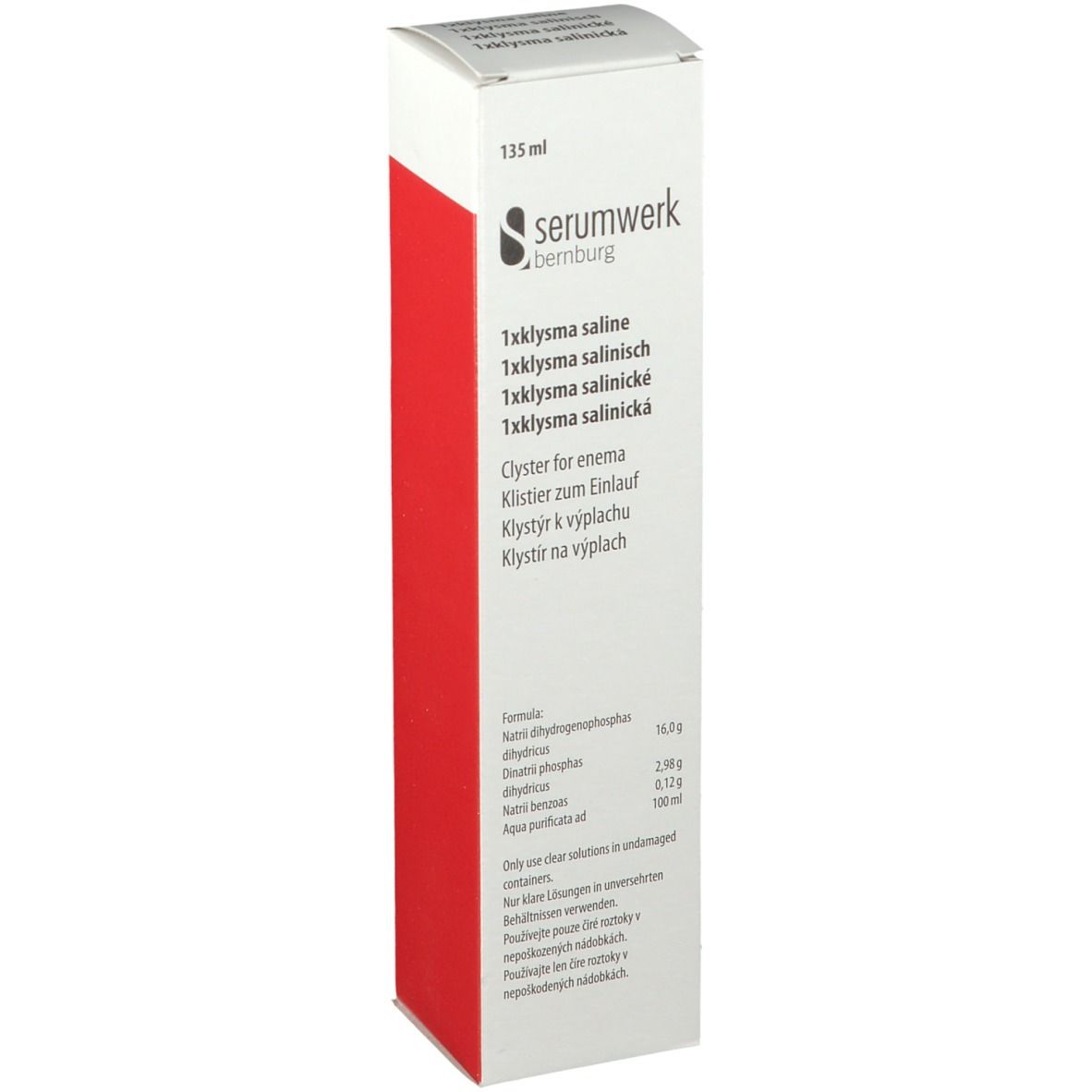 1 x Klysma salinisch 135 ml