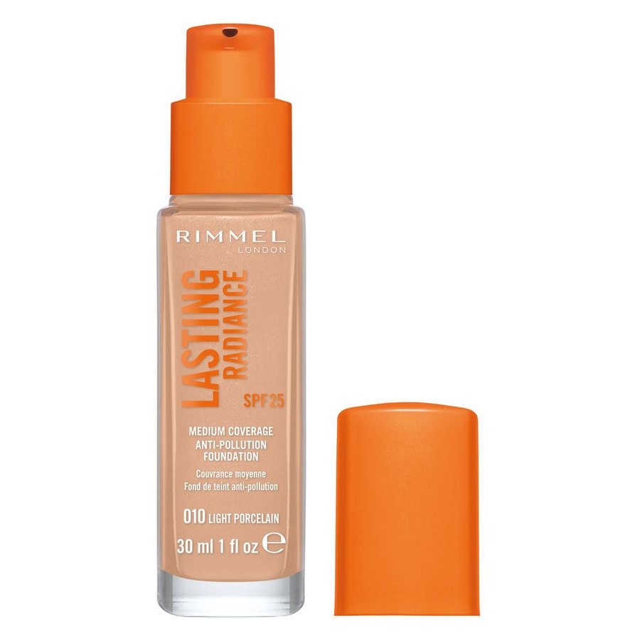 Rimmel London Lasting Radiance Foundation #010 Light Porcelain 30ml