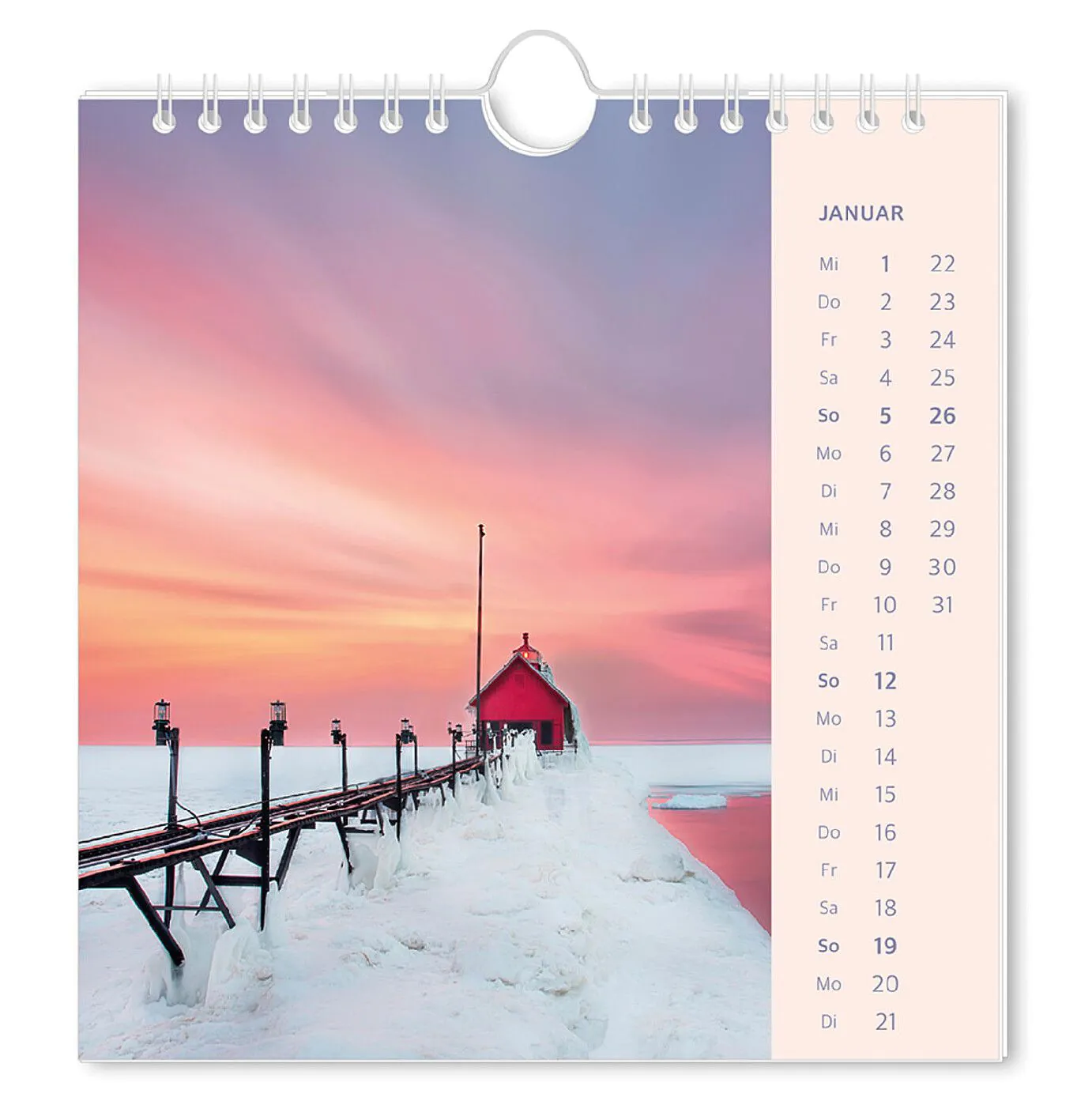 Postkarten Kalender, 2025, Lichtblicke