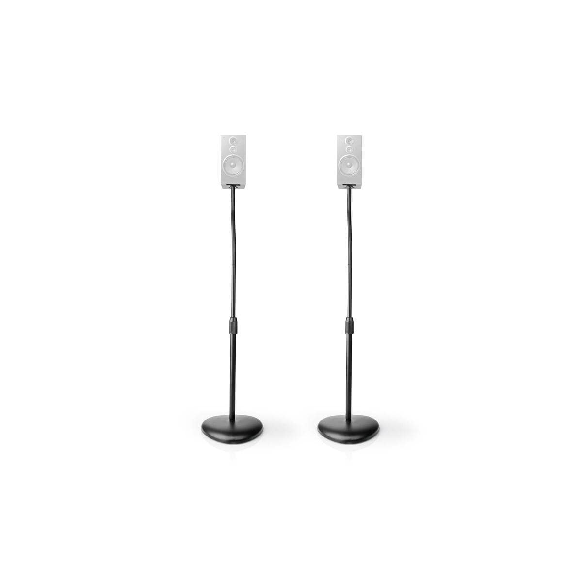 Nedis Speaker Mount | Kompatibel med: Universell | Gulv | 4.5 kg | Høydejusterbar | ABS / Stål | Sort