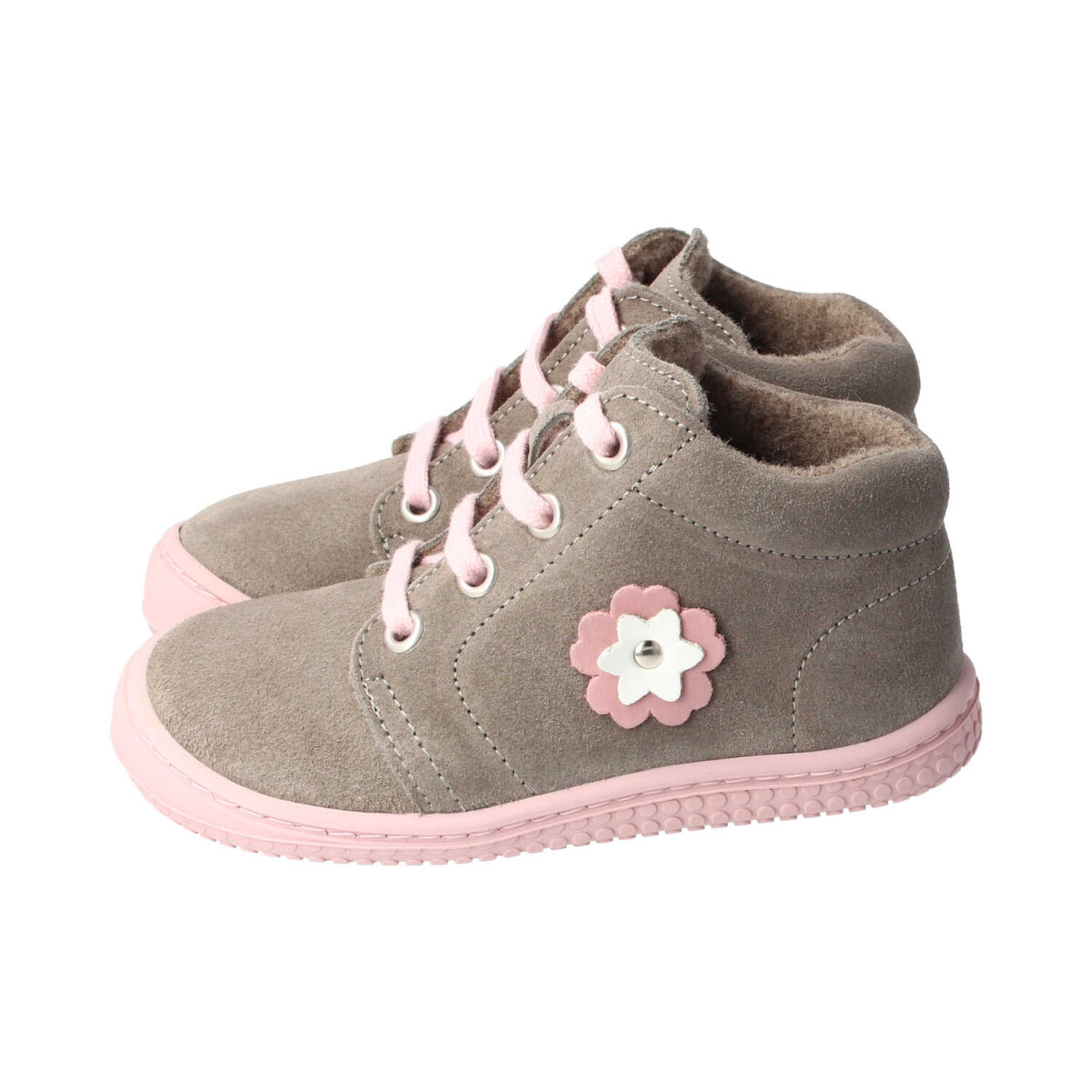 ML4011-F36 stone GECK velours fleece laces Weite/M
