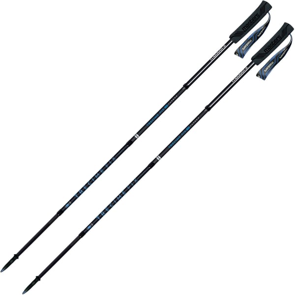 Bâton trail MASTERS TRECIME FIX CARBON BLACK/BLUE