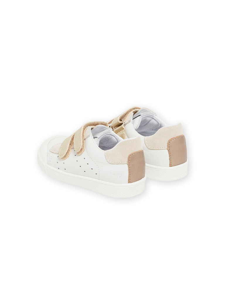 Baskets blanches en cuir