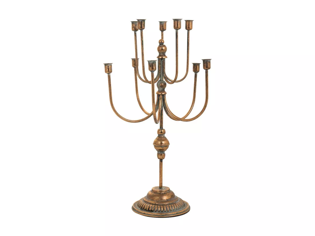 Chandelier en métal doré 36x35x60.5h