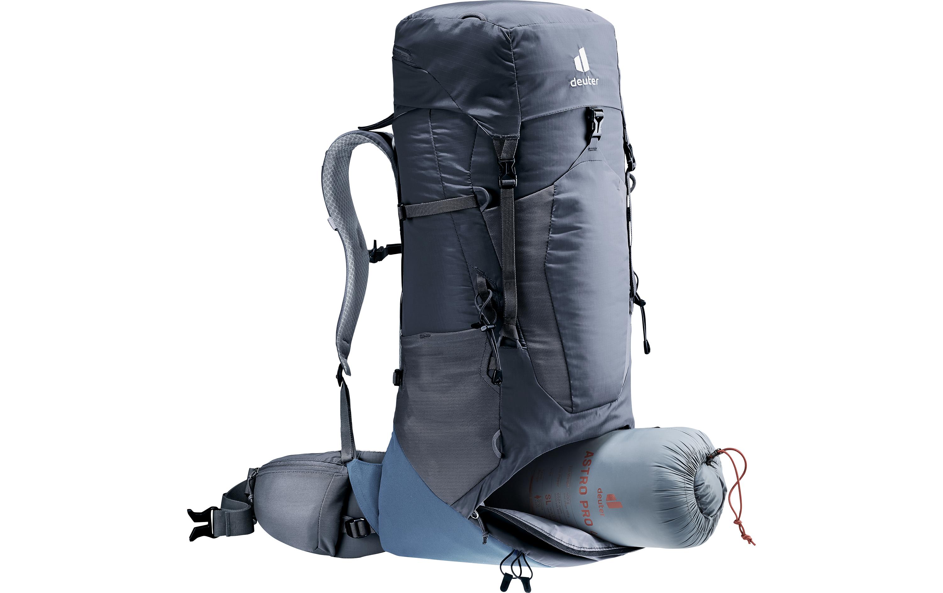 Wanderrucksack Aircontact Lite 40 + 10 Black/Marine<br>Trekkingrucksack
