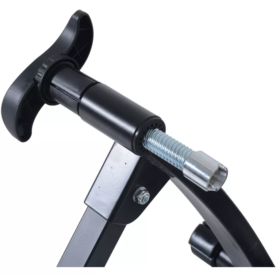 HOMCOM Rollentrainer mit Luftwiderstandsbremse schwarz
