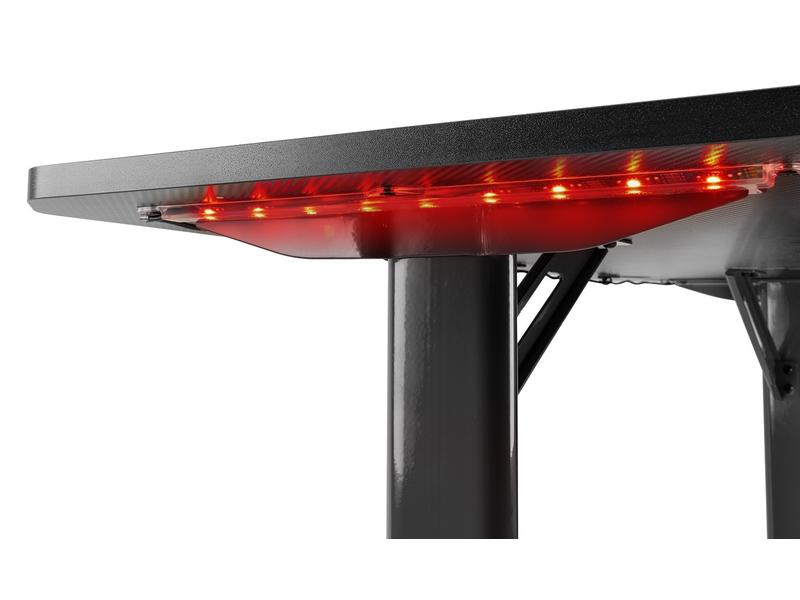 Vonyx Gaming Tisch DB20 Gaming- und Studio Tisch mit LED-Licht