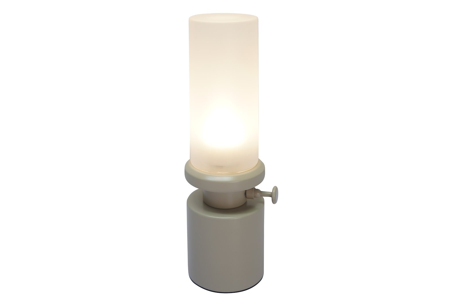 Hafjell bordlampe Beige med dimmer, 2W LED, lades med medfølgende USB C kabel. Lithium 3600mah batterier