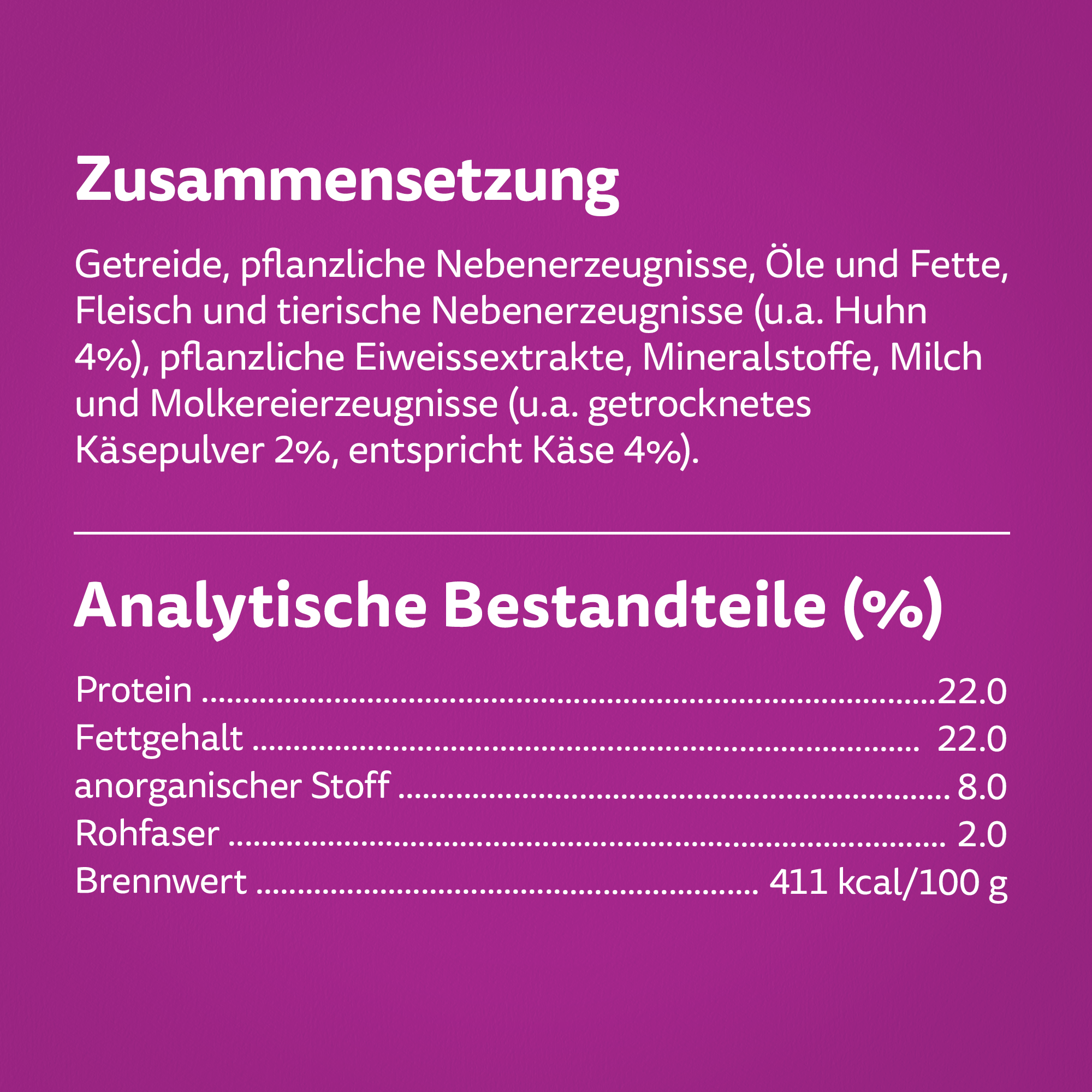 Whiskas Snacks Knuspertaschen mit Huhn & Käse