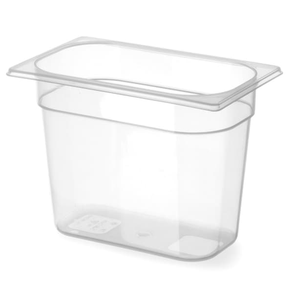 Gastronomibeholder laget av polypropylen GN 1/4 høyde 150 mm - Hendi 880319