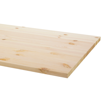 Werkblad grenen 250x61 cm 28 mm