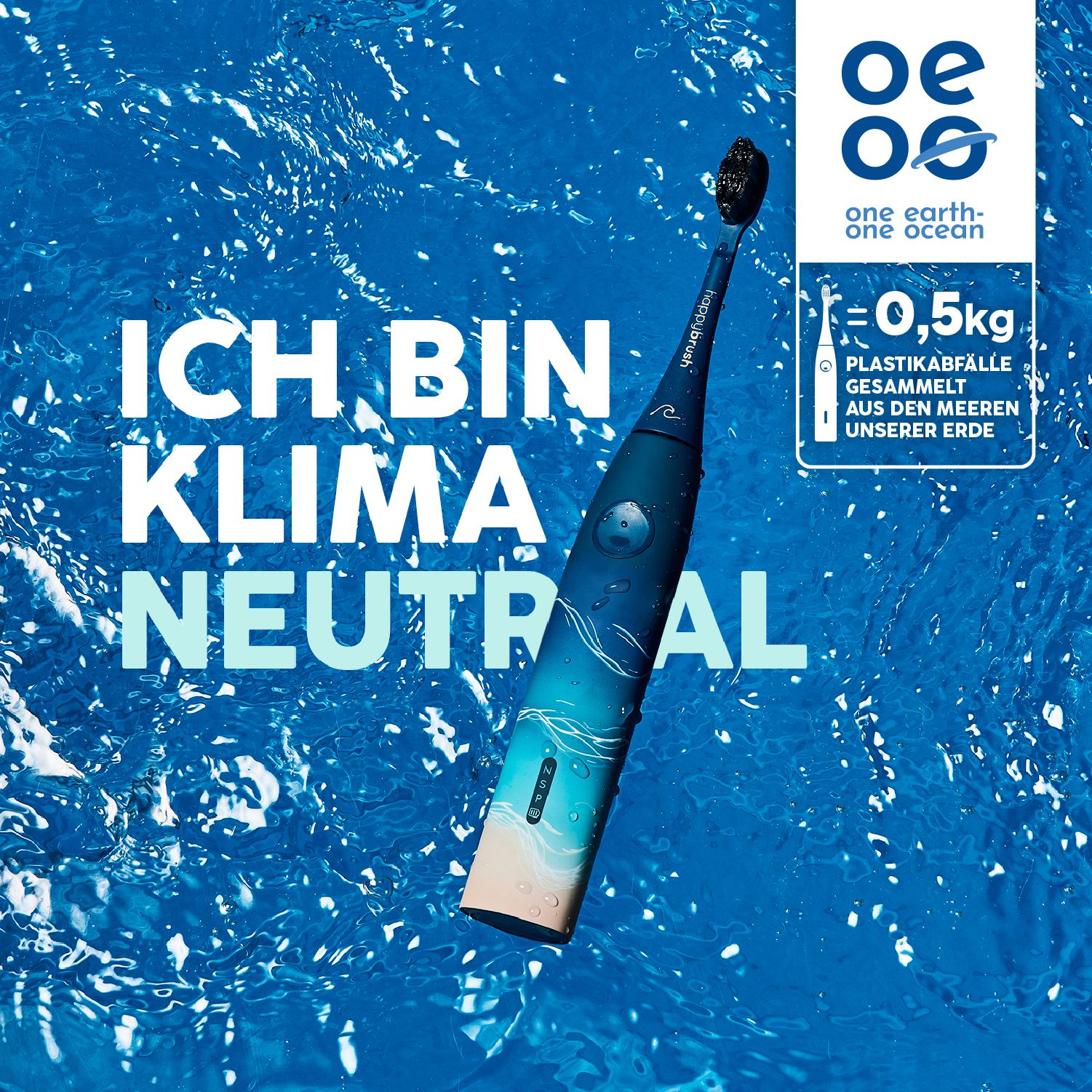 happybrush Schallzahnbürste ECO VIBE 3 Set M