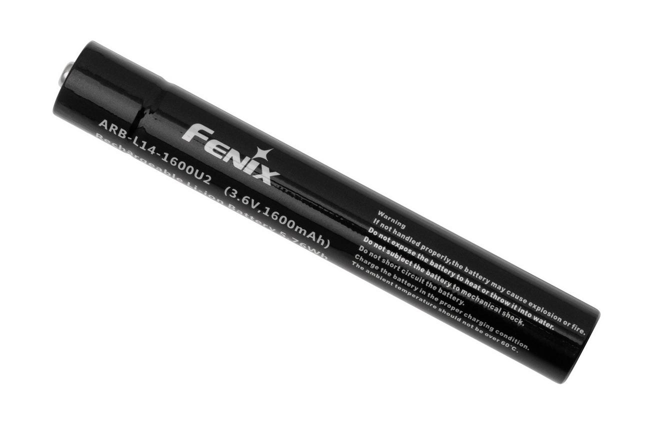 Fenix ARB-L14-1600U2 1600mAh, accupack voor de LD22 V2, Li-ion accu