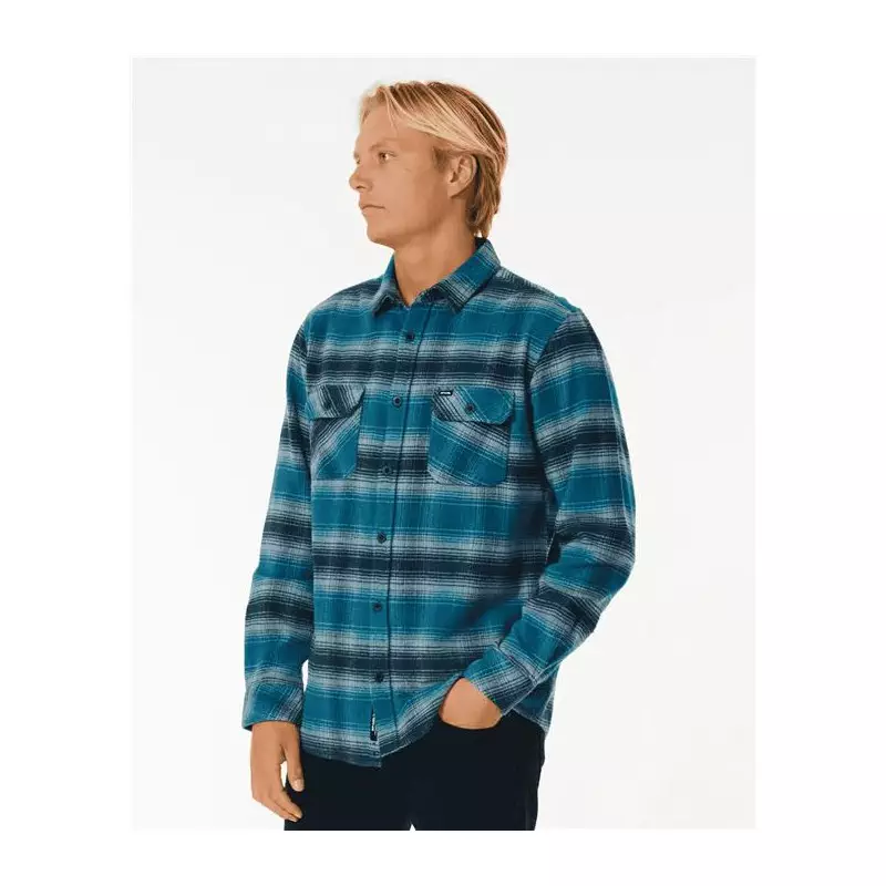 Chemise RIPCURL Count Flannel Shirt Mineral Blue