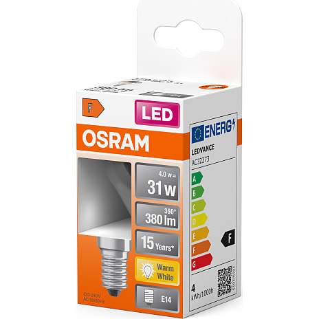 Osram LED kronepære 4W - varmt hvidt lys