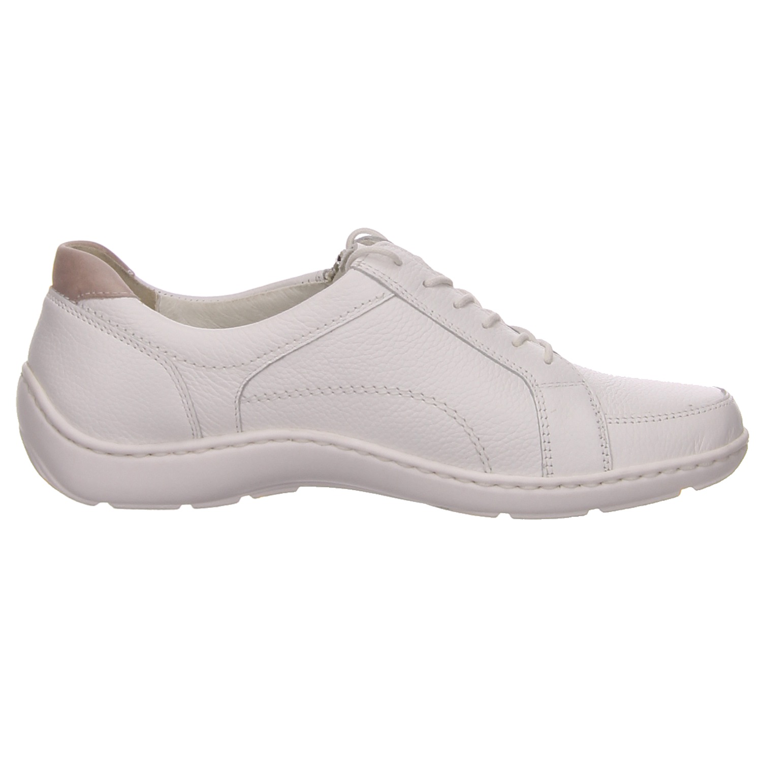 Waldläufer Schnürschuh weiß weiss/weiss kombi