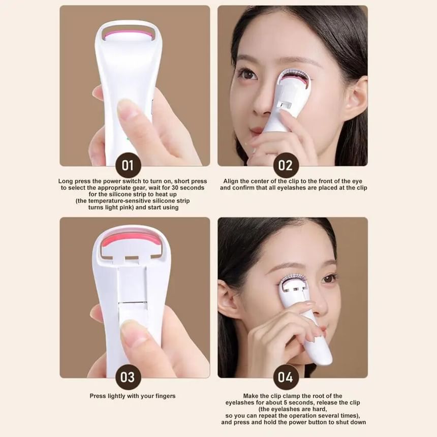 Beautyronics - USB oplaadbare verwarmde wimperkruller
