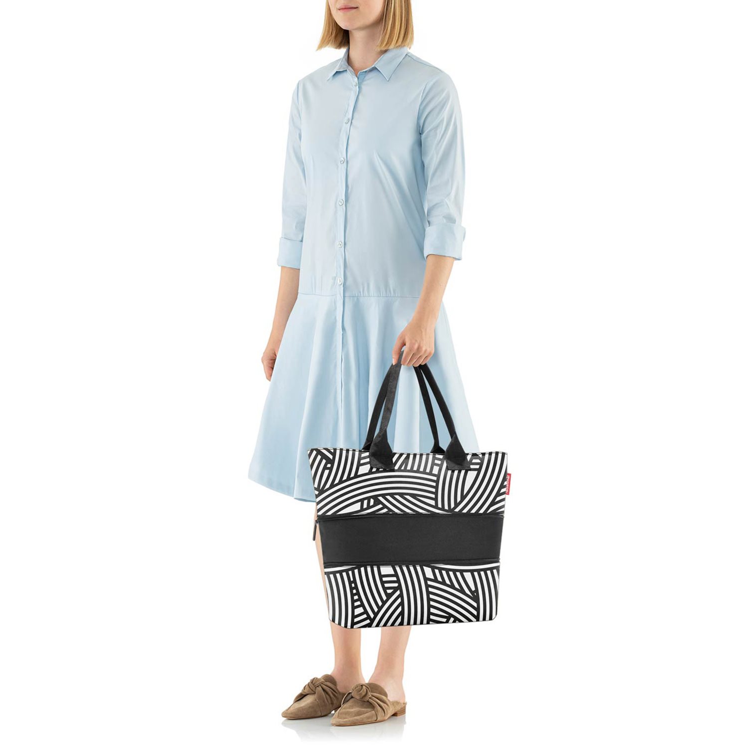 Reisenthel Shopping Shopper e1 twist zilver