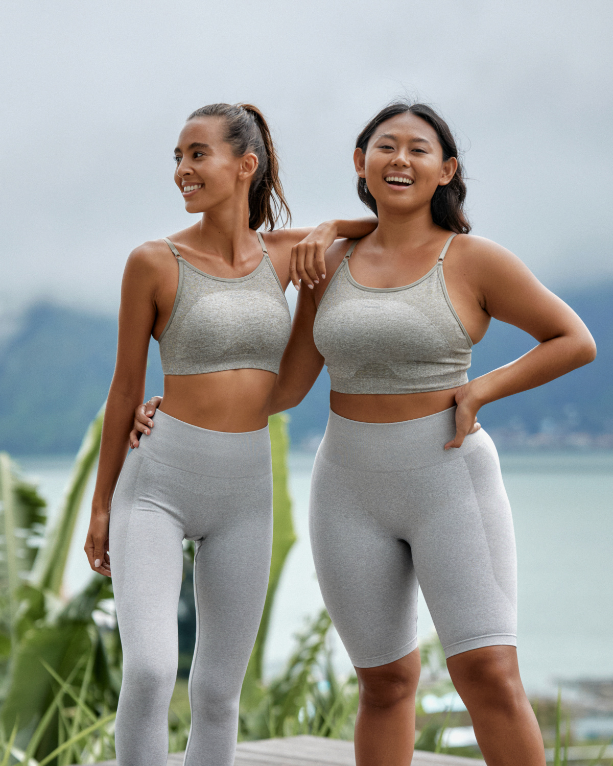Bumpro Power Up! Bra Green Melange