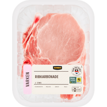 Jumbo Ribkarbonade 2 Stuks