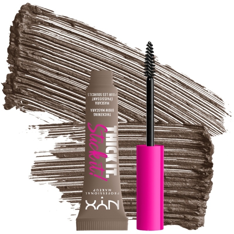 NYX Prof. Makeup Thick It. Stick It! Brow Mascara 7 ml -Taupe