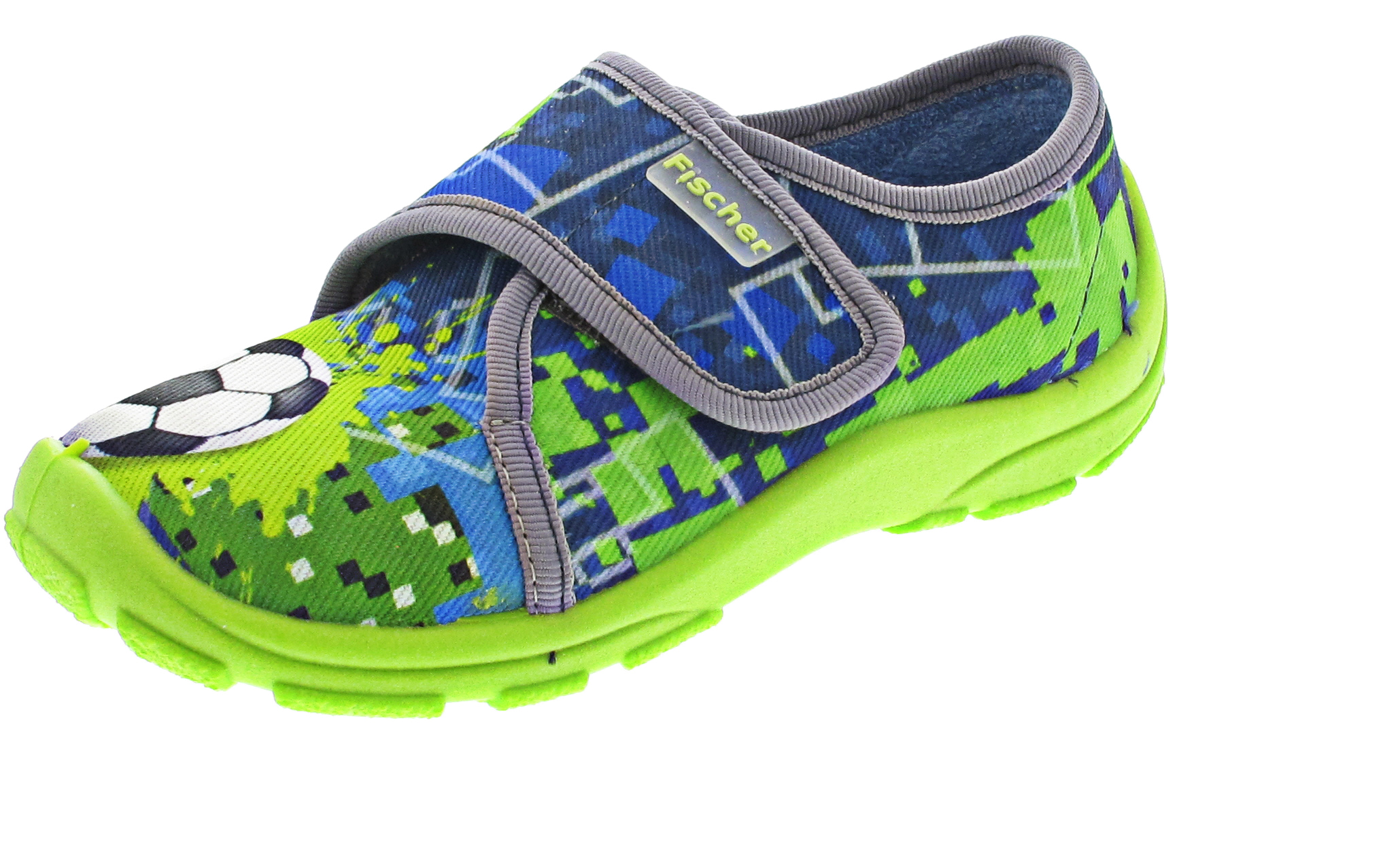 Fischer Markenschuhe Hausschuh grün
