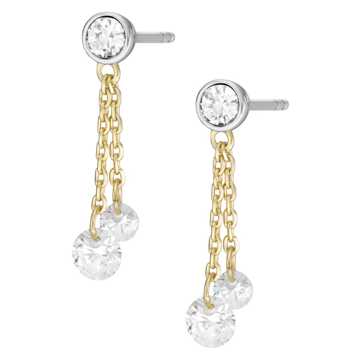 Boucles d'oreilles Fossil Sadie Shine Brightpendante