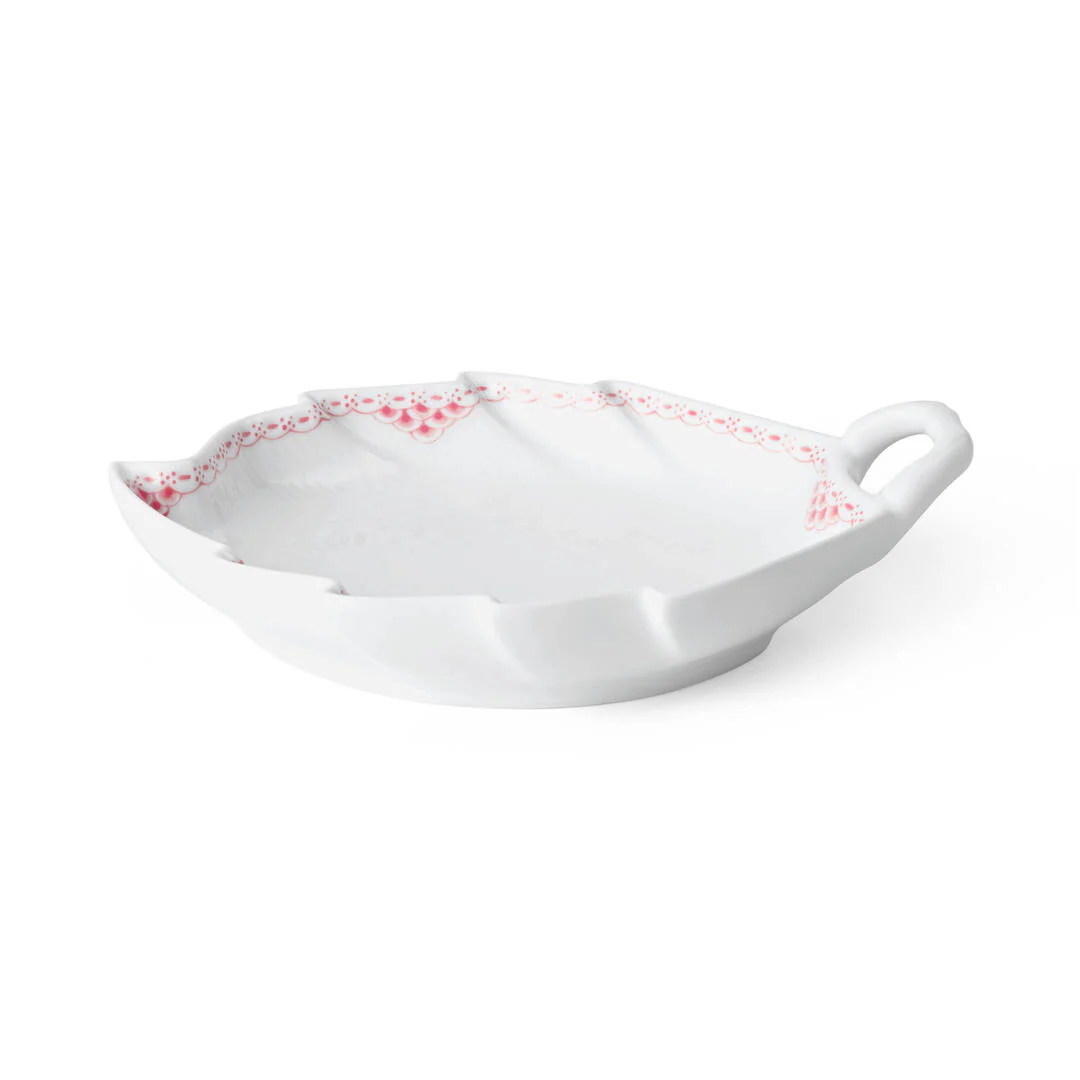 Royal Copenhagen  Koral Riflet Blonde Bladformet fad