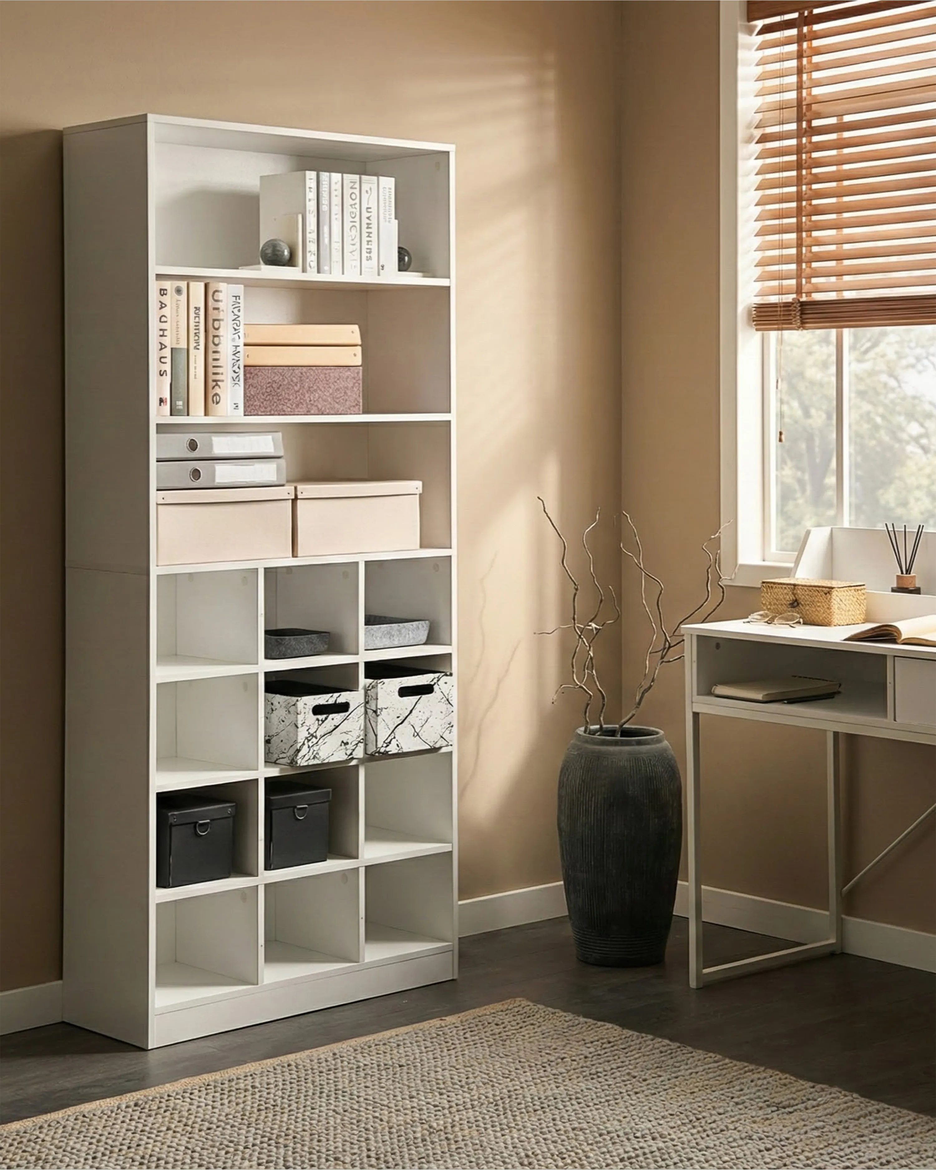 Schoenenkast LAJAMANU Wit