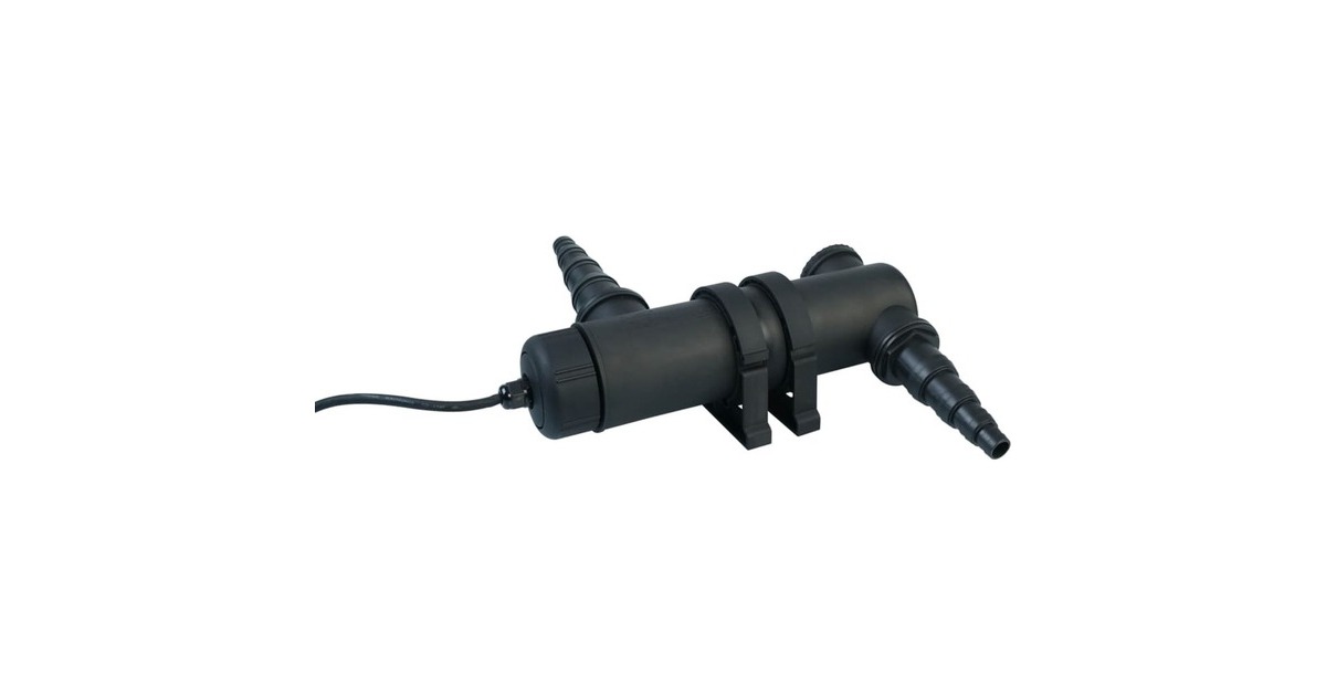 UbbinkAlgClear UVC Apparaat 10000 waterfilter  (Zwart, PL 11W UVC-lamp )