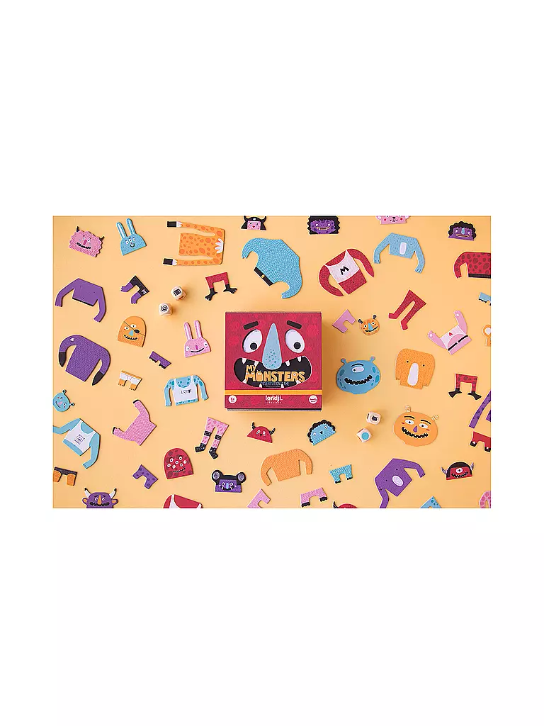 LONDJI Kartenspiel MY MONSTERS bunt