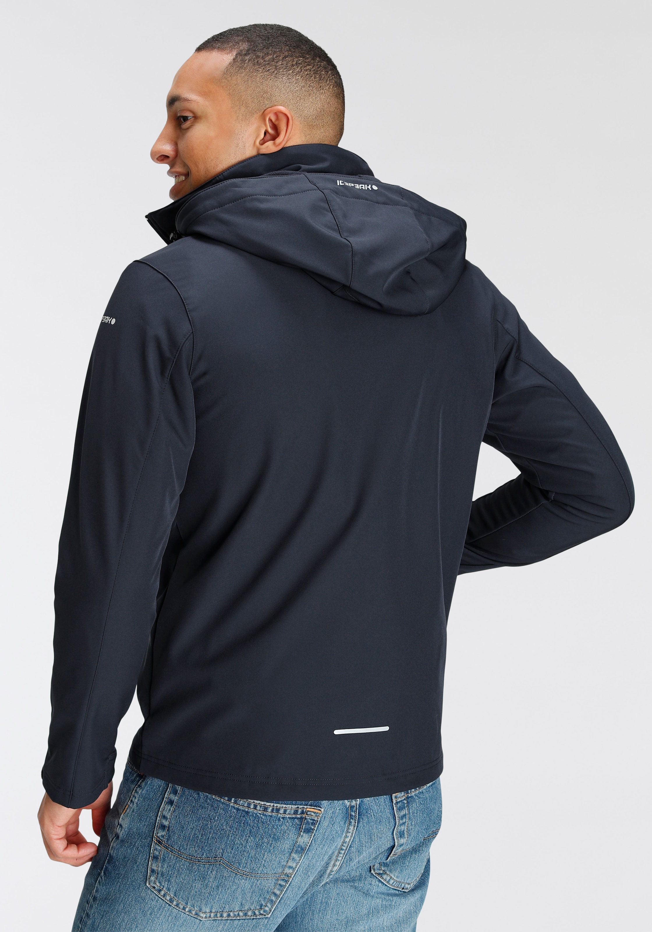 Icepeak Softshelljacke »BRIMFIELD« 1 Stk. tlg. mit Kapuze