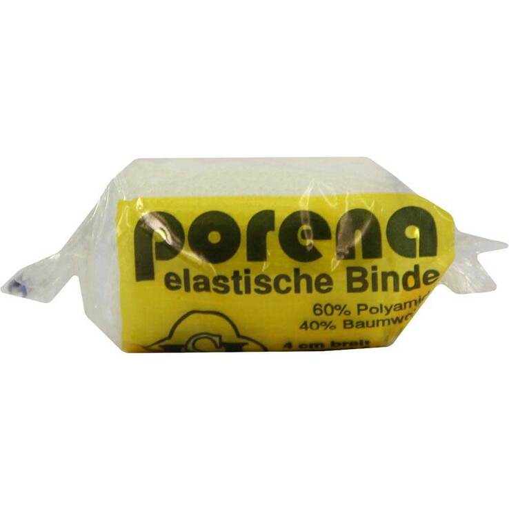 Porena elastische Mullbinde binde 4cm Cello weiß, 1 St
