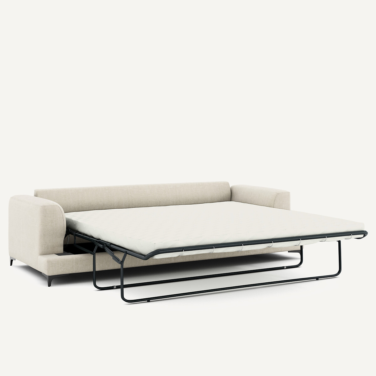 AM.PM<br>Sofá-cama de 4 lugares em linho de algodão, Marsile