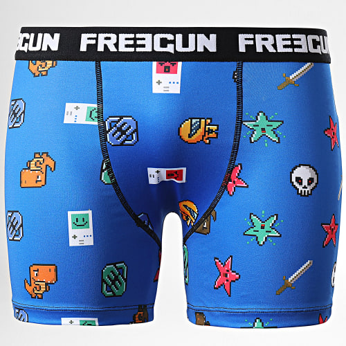 Boxer Retro Gaming Bleu Roi