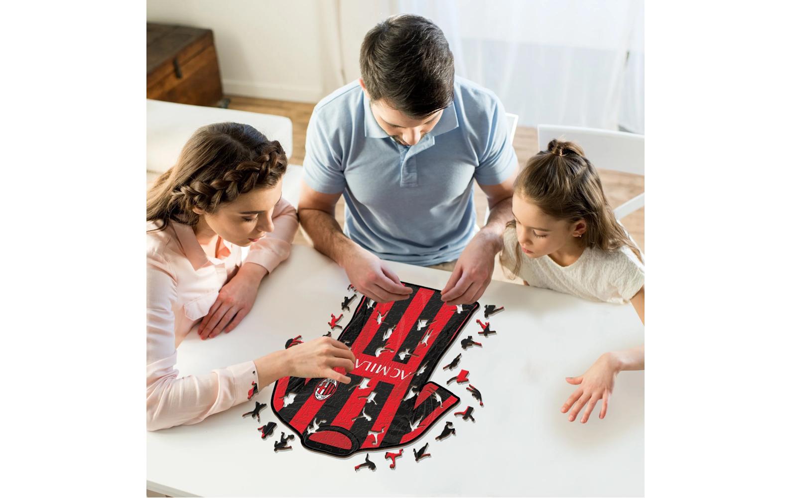 Holz-Puzzle AC Milan – TrikotPuzzle Trikot Milan