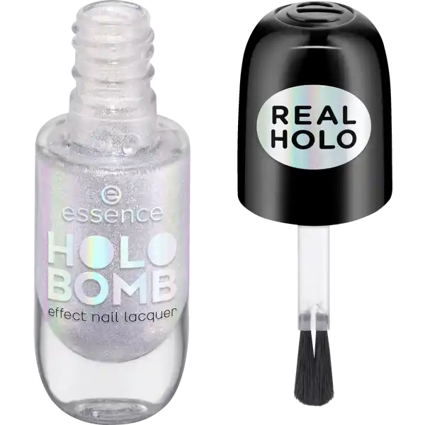 Holo Bomb effect nail lacquer 01 Ridin' Holo