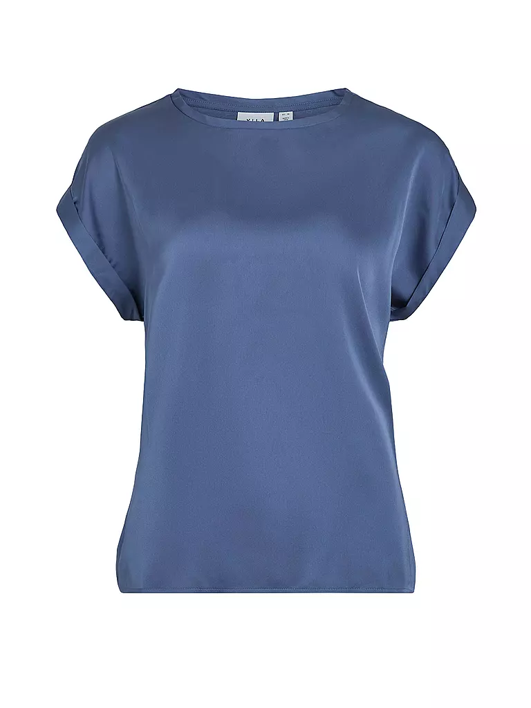 VILA Blusenshirt VIELLETTE  blau