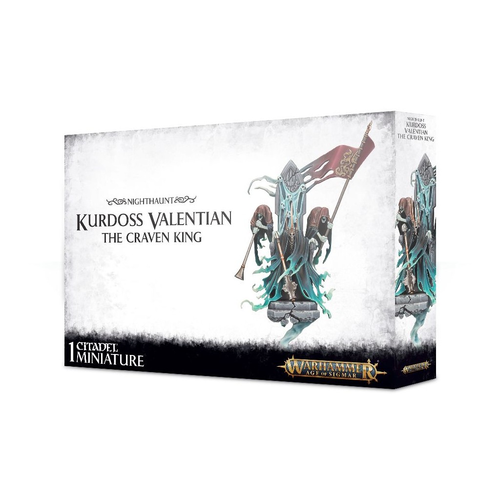 Age of Sigmar : Death - Nighthaunt Kurdoss Valentian The Craven King