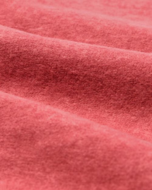 housse de couette flanelle 240 x 200/220 mélange rouille