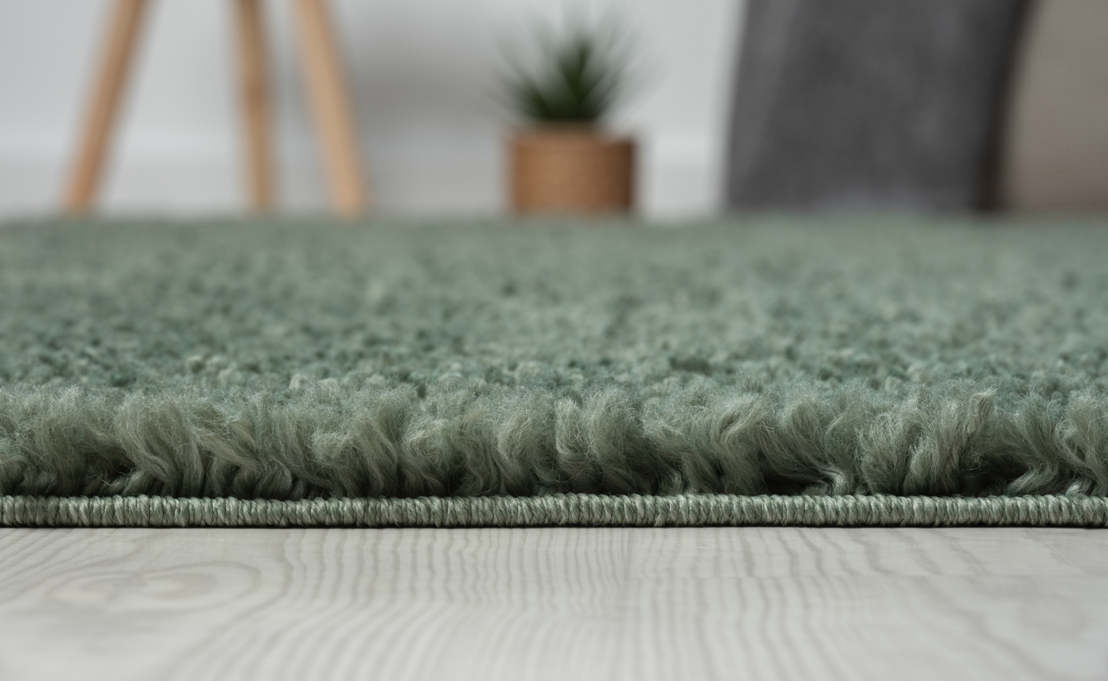 Teppich MY SHAGGY - hellgrün - 60x90 cm