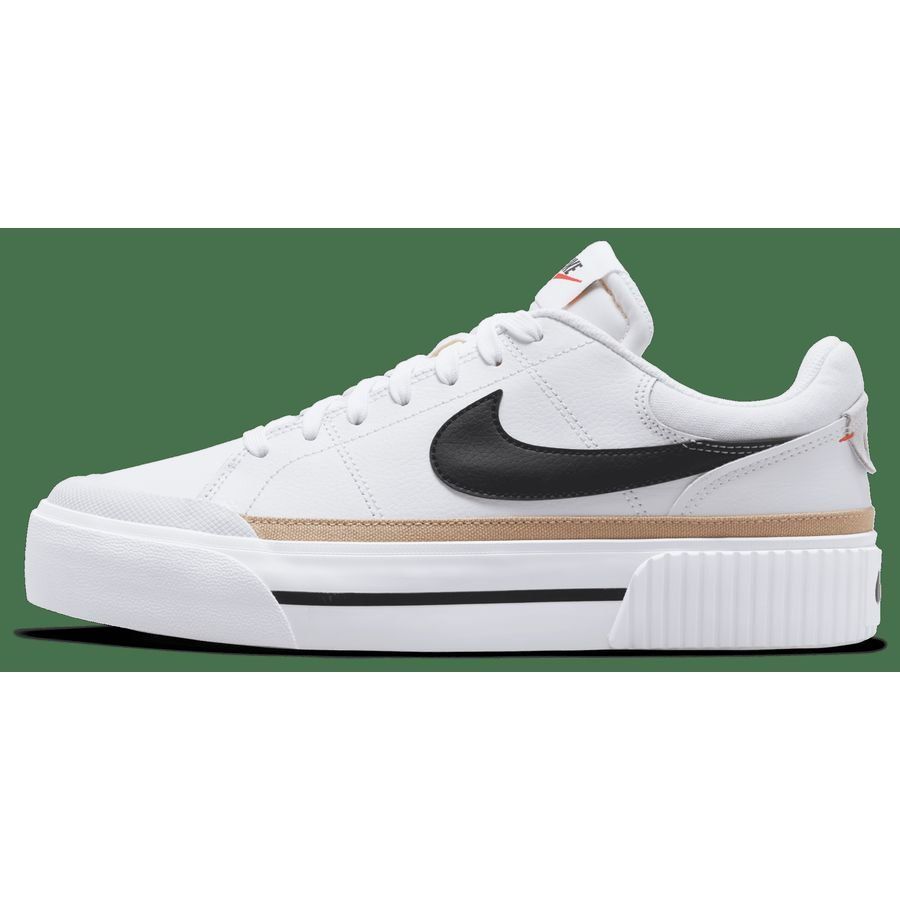 Nike Court Legacy Lift Women's Shoe WHITE/BLACK-HEMP-TEAM ORANGE