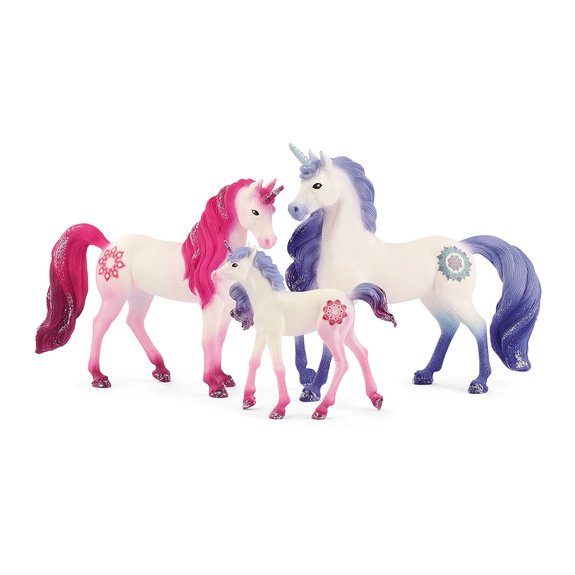 Figurine Licorne Jument Mandala