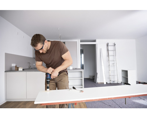 Bosch Professional GSB 12V-35 accu-slagboormachine inclusief 2 accu's (3,0 Ah), lader en L-BOXX