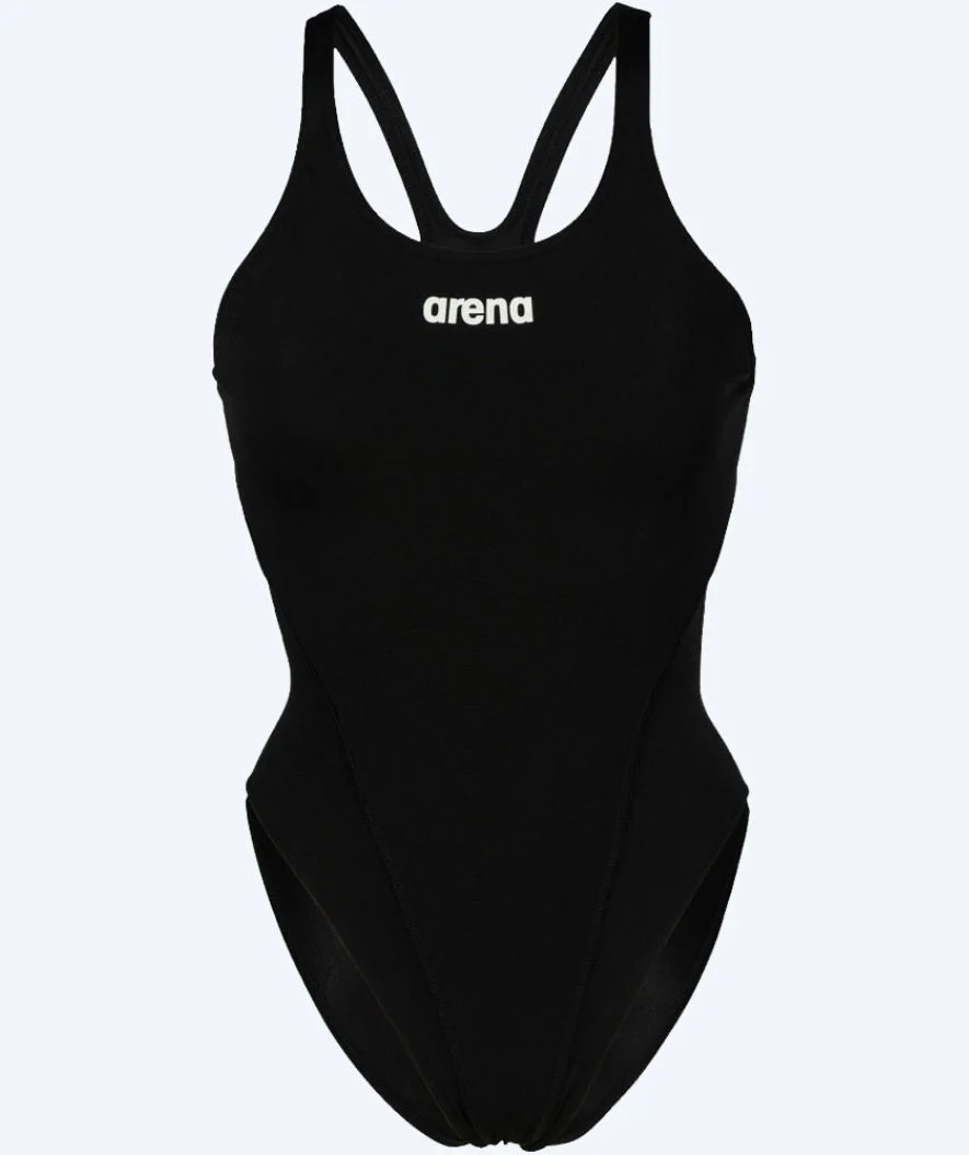 Arena badedragt til damer - Team Swim Tech Solid - Sort