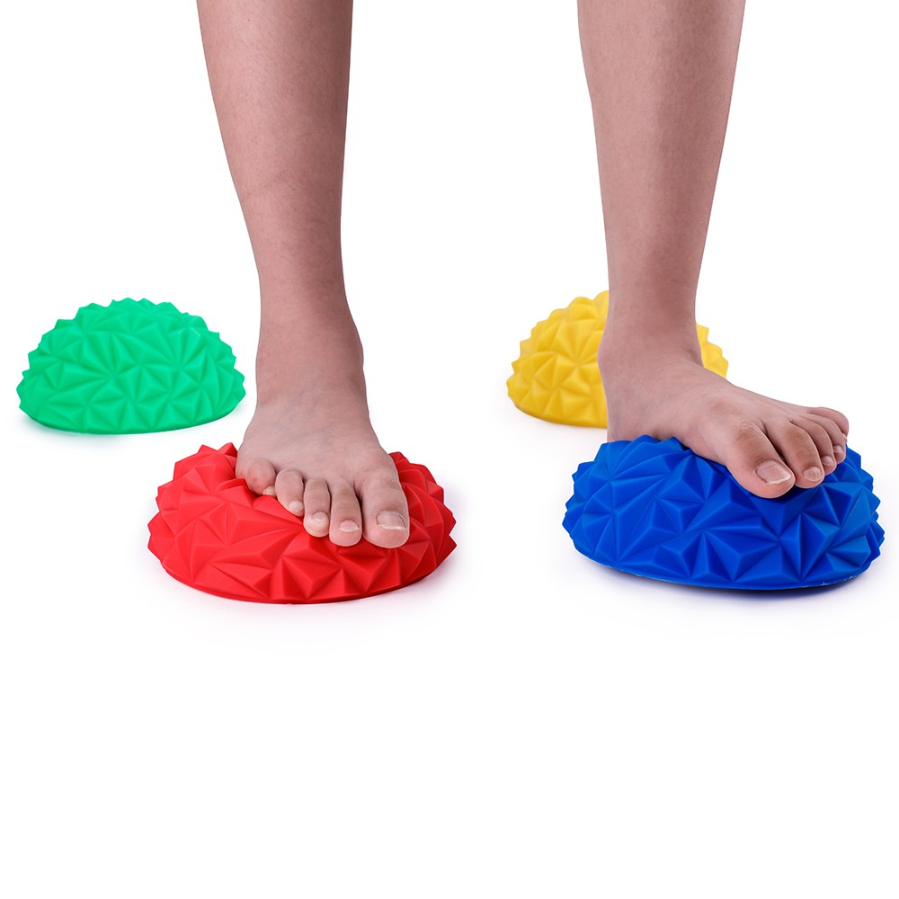 (Ø15cm) Fuss Massage Ball Stachel Halbkugel - Blau