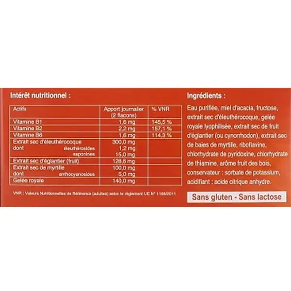 Ristabil Anti-Fatigue 10 flacons de 10ml X 3