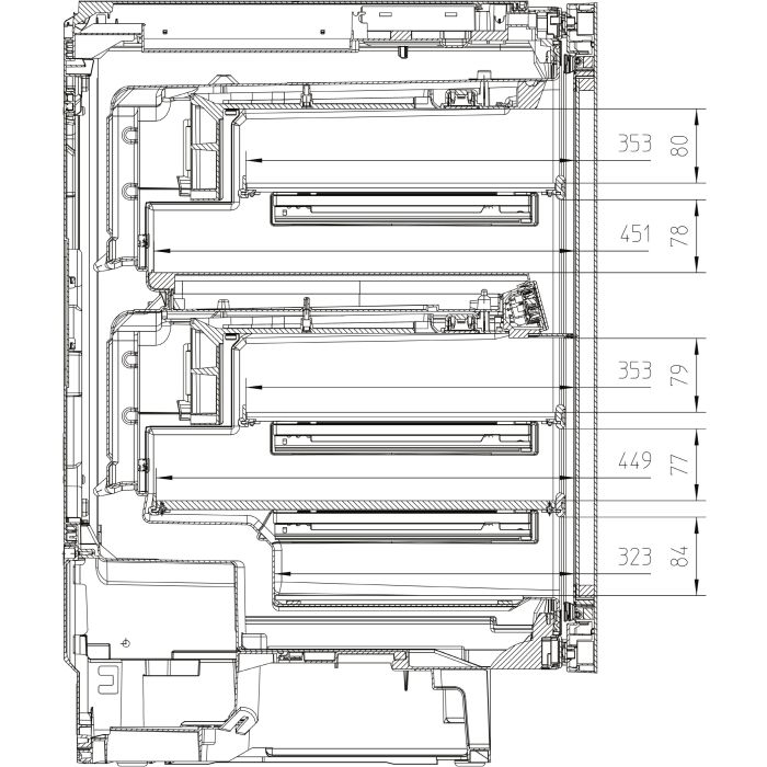 Miele Unterbau-Weintemperierschrank KWT 6322 UG