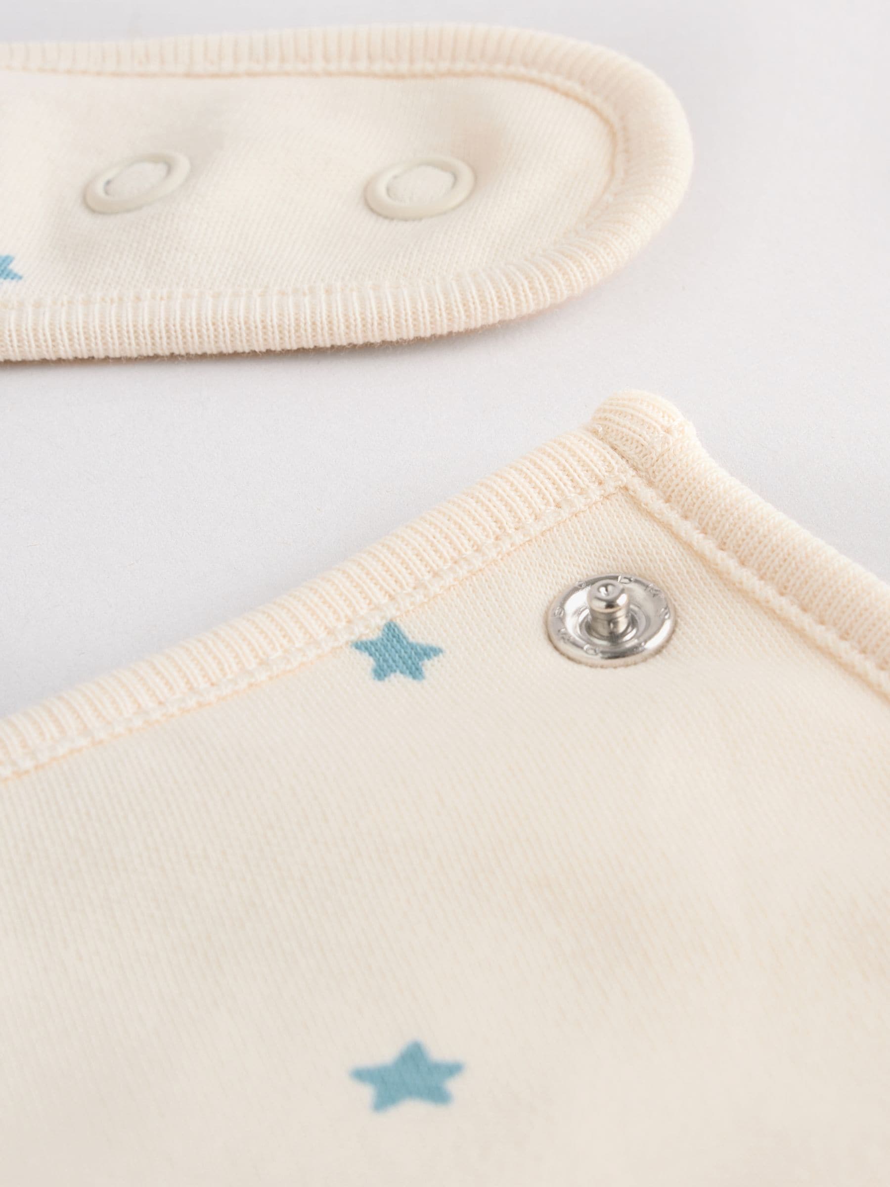 Blauw - Baby Pyjama, Bodysuit, muts en slabbetje 4 -delige set (0-12maanden)