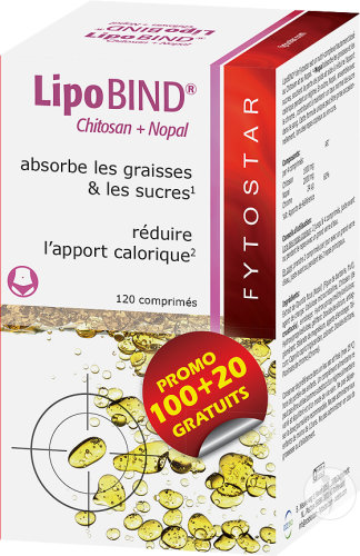 Fytostar LipoBind Chitosan-Nopal 120 Comprimés
